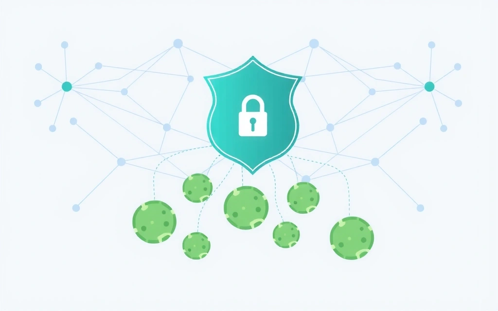 Ilustración de galletas digitales y privacidad de datos