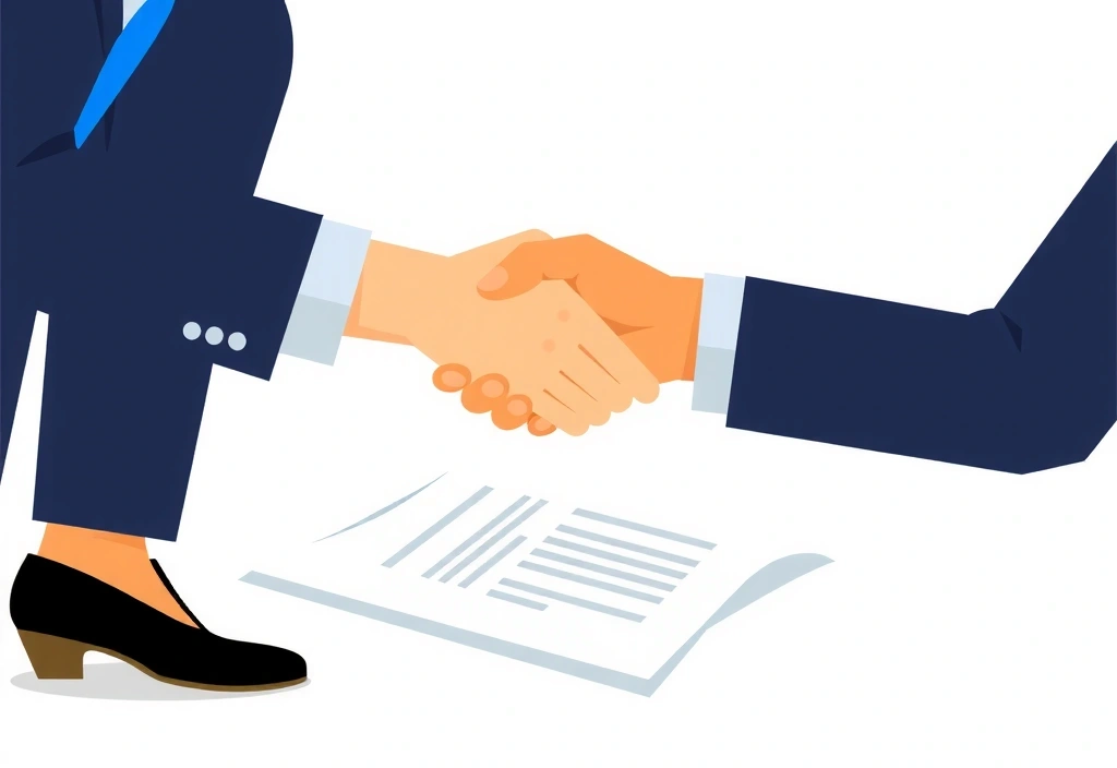 Acuerdo legal entre dos personas